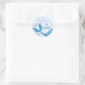 Mermaid Birthday Umschlag Stickers (Tasche)