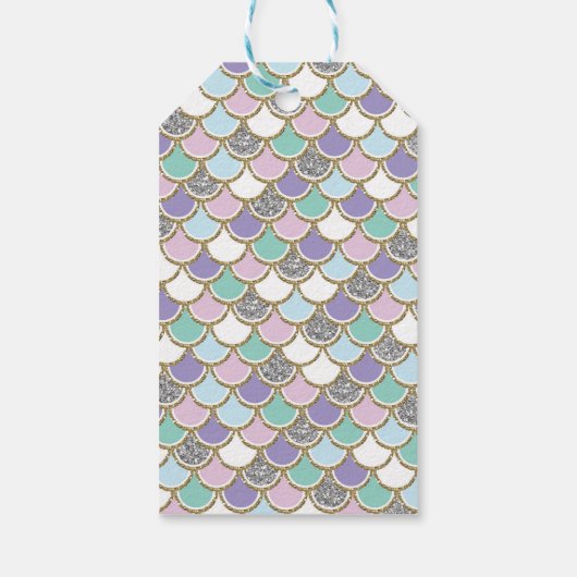 Mermaid Birthday Under the Sea Beach Favoriten Geschenkanhänger (Rückseite)