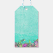 Mermaid Birthday Vielen Dank Geschenkanhänger (Rückseite)