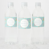 Mermaid Birthday Wasserflaschenetikett (Flaschen)