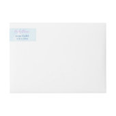 Mermaid Birthday Wrap Around Envelope Adresse (Vorderseite)