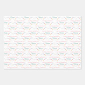 Mermaid Birthday Wrapping Paper Sheets Geschenkpapier Set (Vorderseite 2)