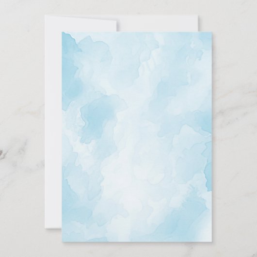 Mermaid Black Birthday Einladung Vorlage (Rückseite)