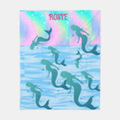 MERMAID BLANKET. Fleecedecke. Fleecedecke (Vorderseite)