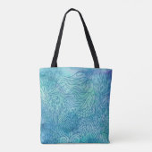 Mermaid - Blau Tasche (Rückseite)
