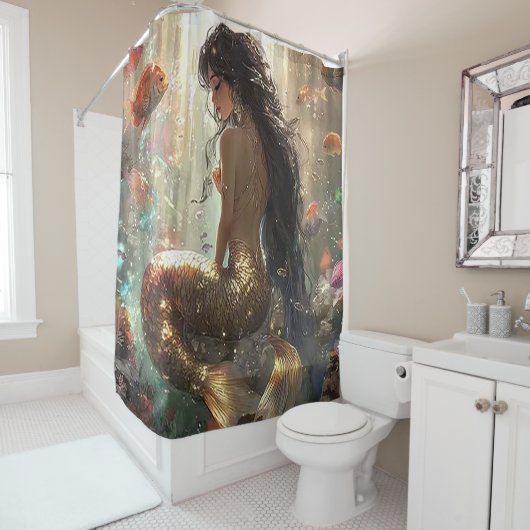 Mermaid Bliss Duschvorhang (Beispiel)