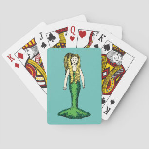 MERMAID BLOND TROPICAL Classic Playing Cards Spielkarten