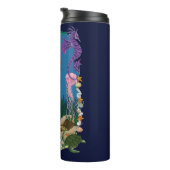 Mermaid Blue Fantasy Friends Thermosbecher (Nach rechts gedreht)