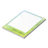 Mermaid Blue Green Glitzer Sparkone Imitat Sea Notizblock (Rotiert)