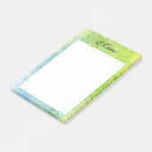 Mermaid Blue Green Glitzer Sparkone Imitat Sea Post-it Klebezettel (angewinkelt)