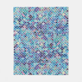 Mermaid Blues Fleecedecke (Vorderseite)