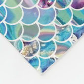Mermaid Blues Fleecedecke (Ecke)