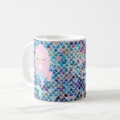 Mermaid Blues Tasse (Vorderseite Links)