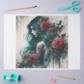 Mermaid-Blume Seidenpapier (Basteln)