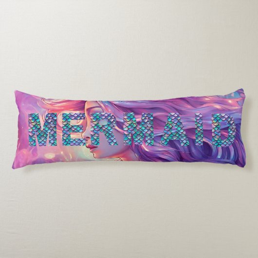 Mermaid Body Pillow Seitenschläferkissen (Vorderseite)