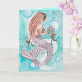 Mermaid Brautparty Card Karte