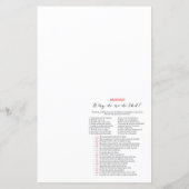 Mermaid Brautparty Game, Polterabend (Rückseite)