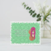 Mermaid Bubbles Postkarte (Stehend Vorderseite)