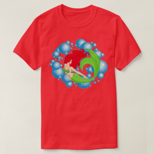 Mermaid Bubbles T-Shirt (Design vorne)