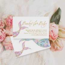 Mermaid Buchanfragekarte