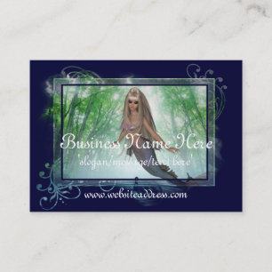 Mermaid Business Card: Schöne Blonde Tag D3