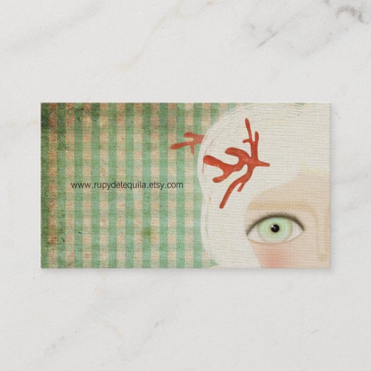 Mermaid Business Card Visitenkarte (Vorderseite)