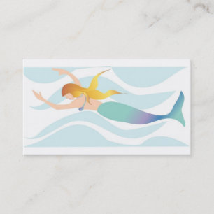 Mermaid Business Cards Visitenkarte