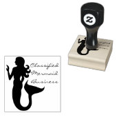 Mermaid Business Sea Girl Gummistempel (Stempel)