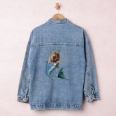 Mermaid Capybara Mercapybara Niedlich Meme Jeansjacke (Hangar)