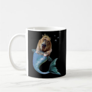 Mermaid Capybara Mercapybara Niedlich Meme Kaffeetasse