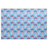 Mermaid Cartoon Pattern auf Blue Stoff (Fat Quarter (45,7 x 55,9 cm))