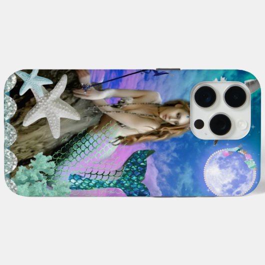 Mermaid Case-Mate iPhone Hülle (Rückseite (Horizontal))
