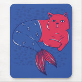Mermaid Cat Mousepad (Vorne)
