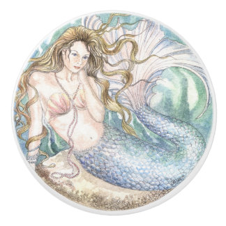 Mermaid Ceramic Knob Keramikknauf