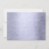 Mermaid Chic | Lila Abschluss Dusty Lavender Einladung (Rückseite)