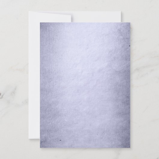 Mermaid Chic | Lila häusliche Aufwärmung von Dusty Einladung (Rückseite)