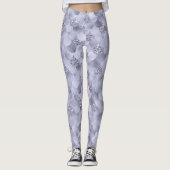 Mermaid Chic Scales | Dusty Lavender Lila Luster Leggings (Vorderseite)
