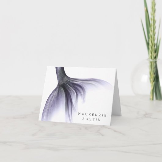 Mermaid Chic Schwanz | Dusty Lavender Lila Custom (Vorderseite)