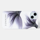 Mermaid Chic Schwanz | Dusty Lavender Lila Custom Case-Mate iPhone Hülle (Rückseite (Horizontal))