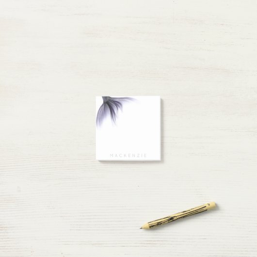 Mermaid Chic Schwanz | Dusty Lavender Lila Custom Post-it Klebezettel (Auf Schreibtisch)