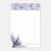 Mermaid Chic Schwanz | Dusty Lavender Lila Custom Post-it Klebezettel (Vorderseite)