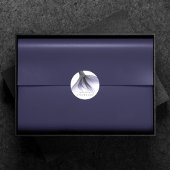 Mermaid Chic Schwanz | Dusty Lavender Lila Custom Runder Aufkleber