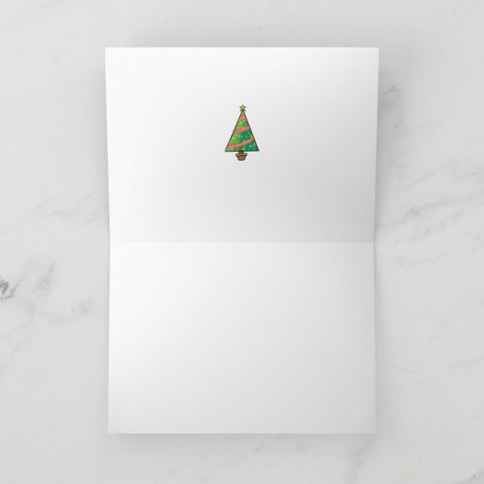 Mermaid christmas card feiertagskarte (Innenseite)