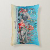 Mermaid Christmas Dekokissen (Vorderseite(Vertikal))