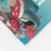 Mermaid Christmas Fleecedecke (Ecke)