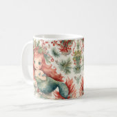 Mermaid Christmas Kaffeetasse (Vorderseite Links)