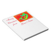 Mermaid Christmas Notizblock (angewinkelt)