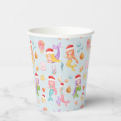 Mermaid Christmas Pappbecher (Rechts)