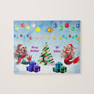 Mermaid Christmas Puzzle