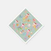 Mermaid Christmas Serviette (Ecke)